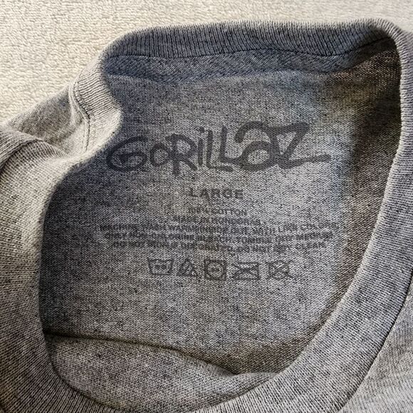 Gorillaz Dirty Harry Gray Tshirt With Graphics Size Large New - Picture 4 of 5